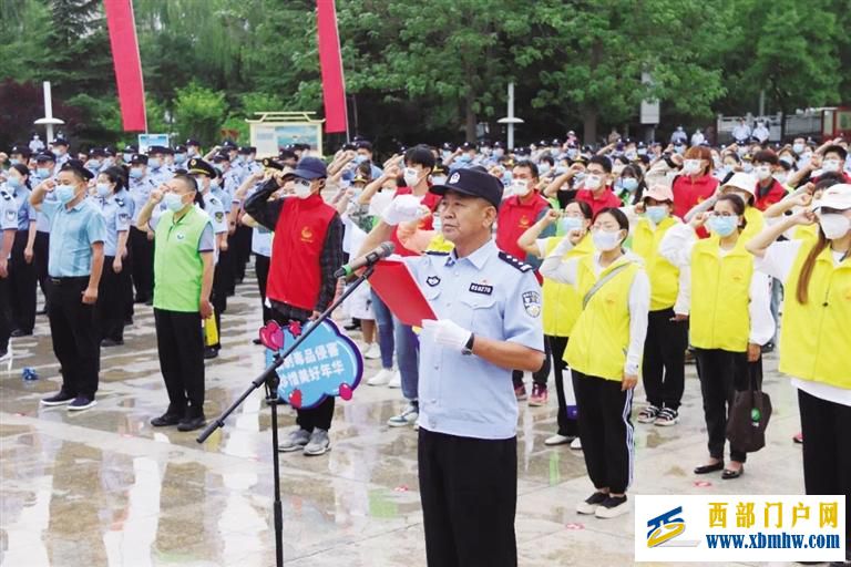 兰州发出禁毒“强音”守护万家平安(图1) 兰州发出禁毒“强音”守护万家平安(图1)