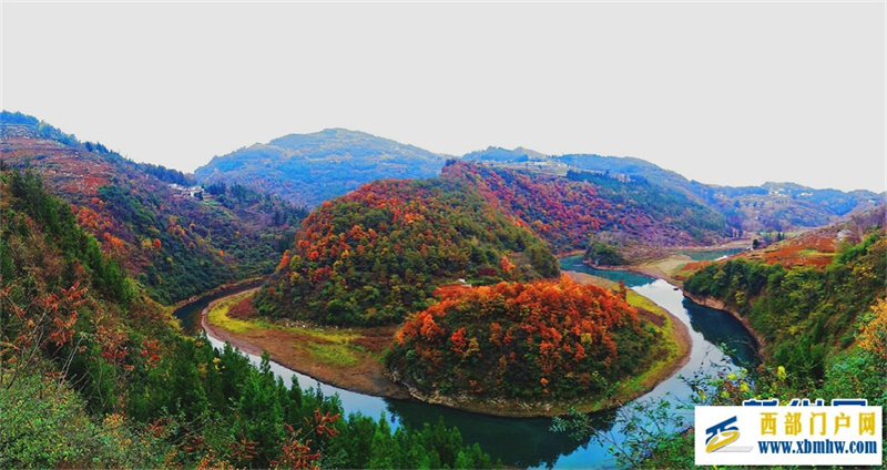 六盘水钟山区: 红叶满山 冬景如画(图1) 六盘水钟山区: 红叶满山 冬景如画(图1)